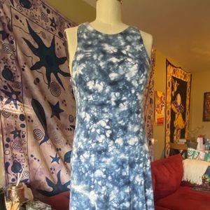 Tie Dye Athleta High Neck Dress